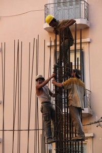 construction workers beirut